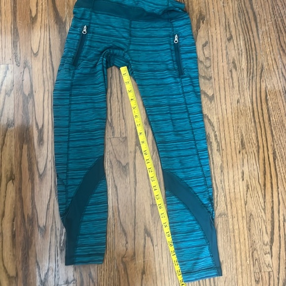 Lululemon Inspire Tight power Luxtreme Spray Jacquard Cropped Leggings Size 6 - Picture 12 of 13